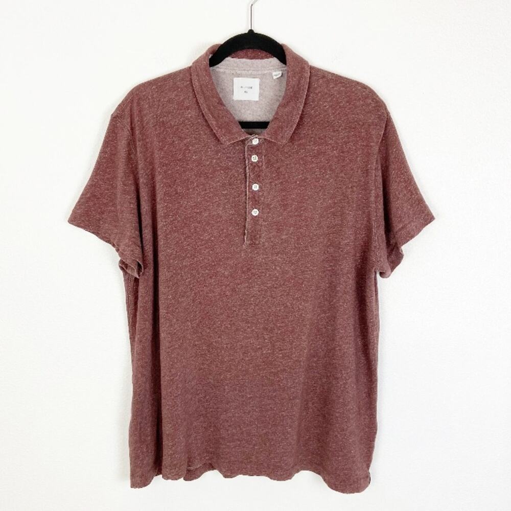 Billy Reid Lightweight %100 Cotton Polo Shirt XXL